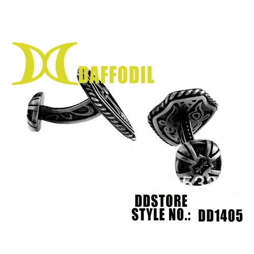 Бутон манжетой грос DDstore мужские ювелирные изделия античное серебро рубашка