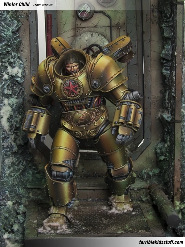 [Loong Way Miniatures] ужасные детские вещи зимняя детская миниатюрная смола 75