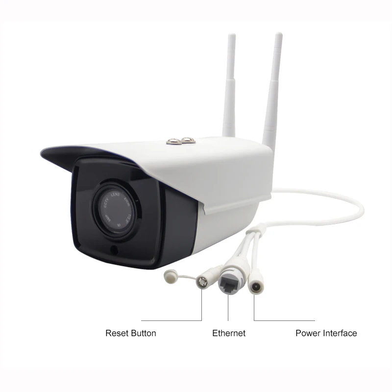 Уличная камера ночного видения Водонепроницаемая видеонаблюдения 960P HD WiFi ip