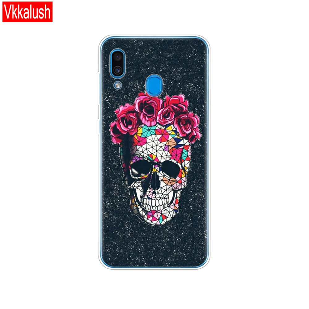 80068 Чехол для Samsung Galaxy A20, чехол A20E, силиконовая задняя крышка из ТПУ для Samsung A20 A 20 A205F A20E A202F, мягкий чехол, бампер - Цвет: 80068