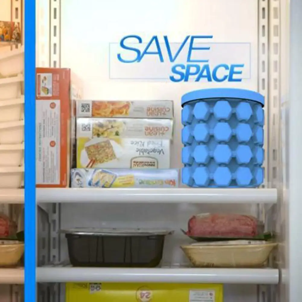 1 штука синего ведерко для льда из силикона шампанское красноe гелевый ледяной