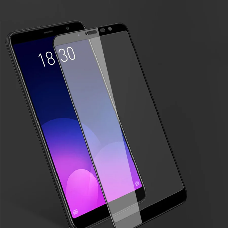 Стекло для Meizu M5 M6 Note Pro 7 Plus E2 E3 M5s M6s M6T M5c Tempered Glass 9 H 2.5D полное покрытие экрана
