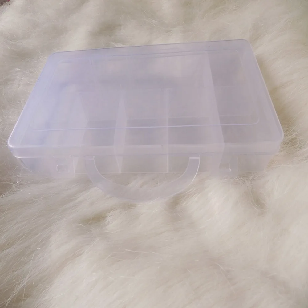 18 шт./лот высокопрочный прозрачный пластиковый ящик для рыболовных снастей