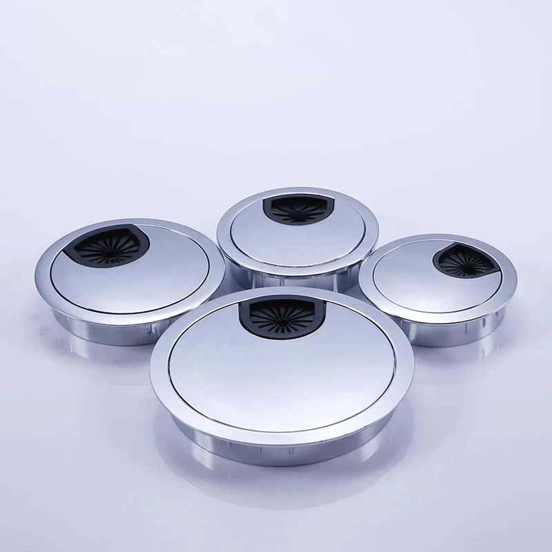 Desk Cable Hole Cover Zinc Alloy Base Table Wire Outlet Port Computer Grommet Surface Line Box BDF99 | Обустройство дома