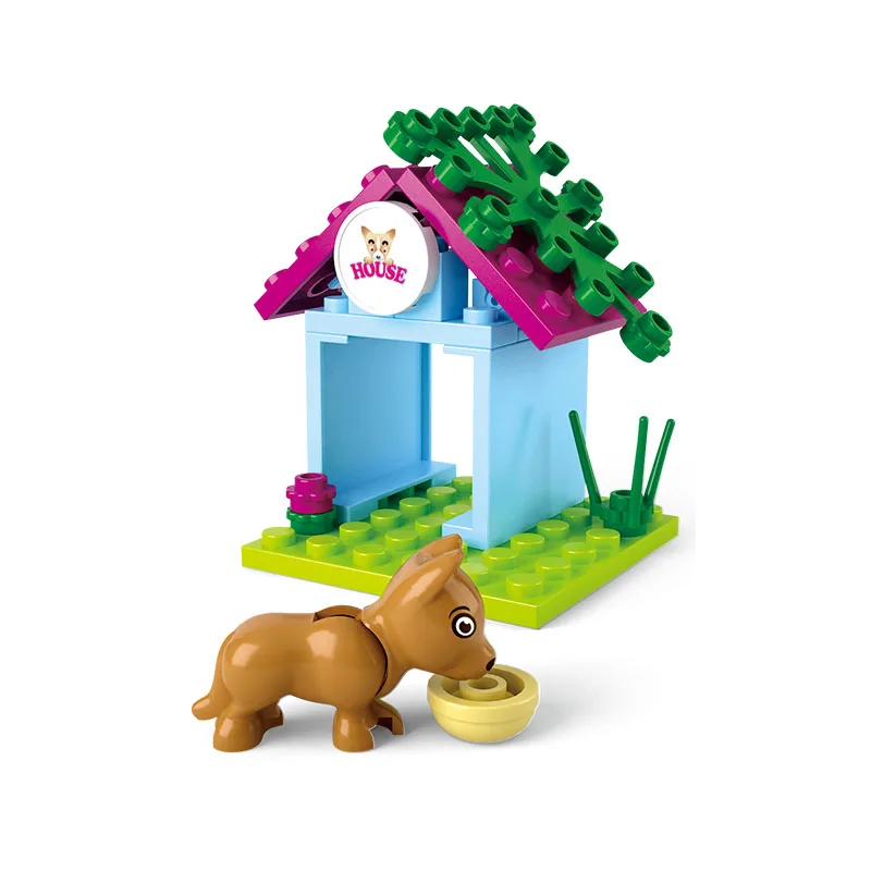 Город Девушка друзья домашнее животное стрижка АЗС щенок собака дом лошадь