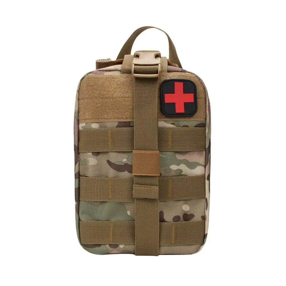 CP camouflage OUTDA тактическая сумка первой помощи, медицинский набор, сумка Molle EMT, Аварийная сумка для выживания, открытая медицинская коробка, большой размер, сумка SOS/посылка - Цвет: CP camouflage