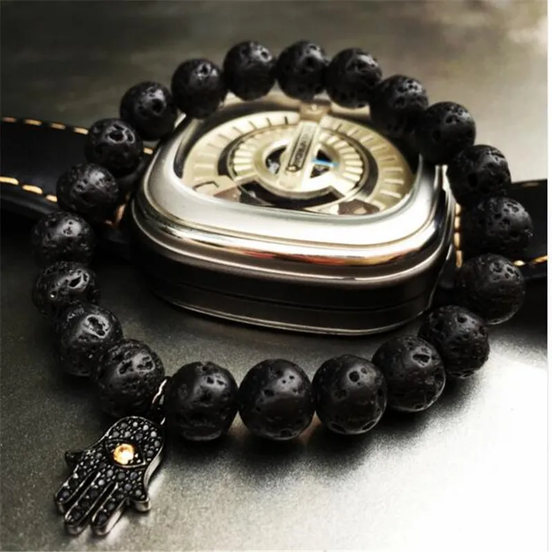 Mcllroy головной Циркон винтажные натуральный камень глаз браслеты для женщин и