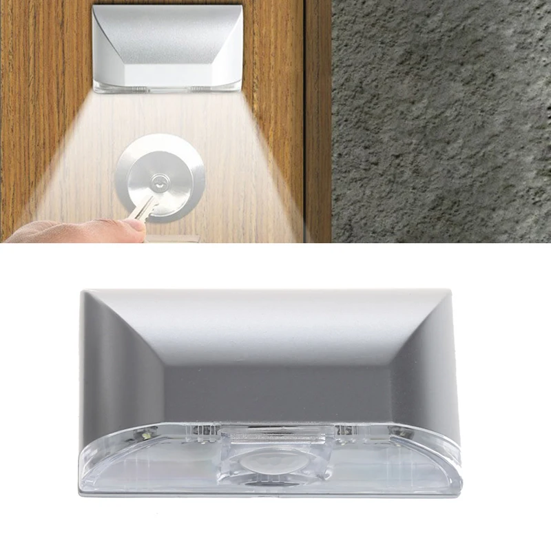 

PIR Infrared IR Wireless Auto Sensor Motion Detector Keyhole Light 4 LED Lamp L15