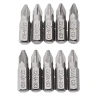 Набор отверток Pozi 2 PZ2 шестигранные наконечники отвертки, 25 мм, 10 шт.