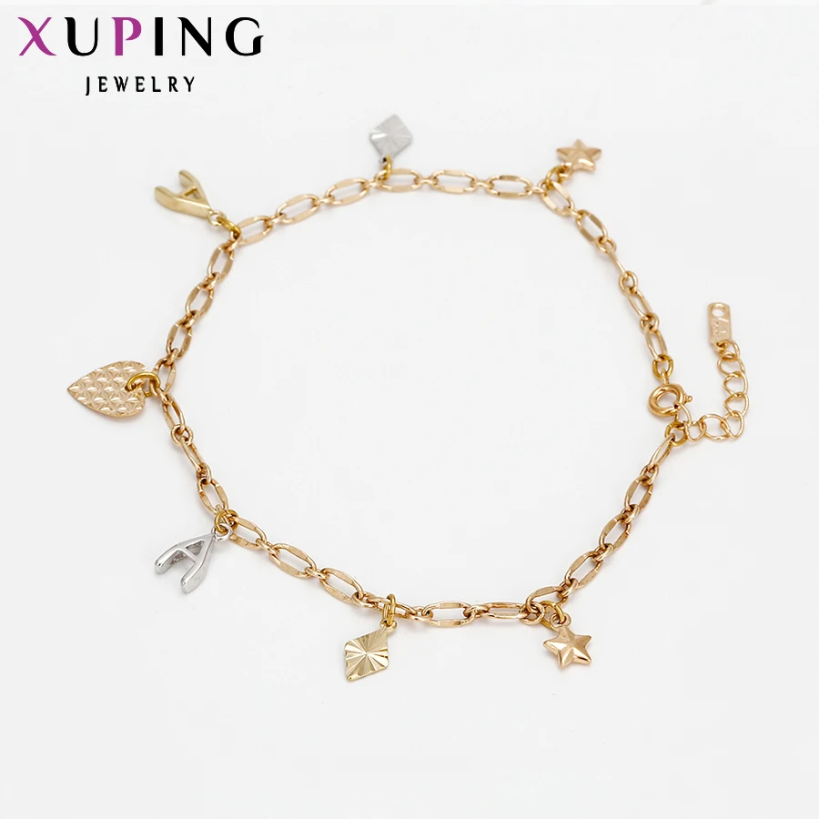 Xuping модный ножной браслет с разноцветным покрытием Высококачественная