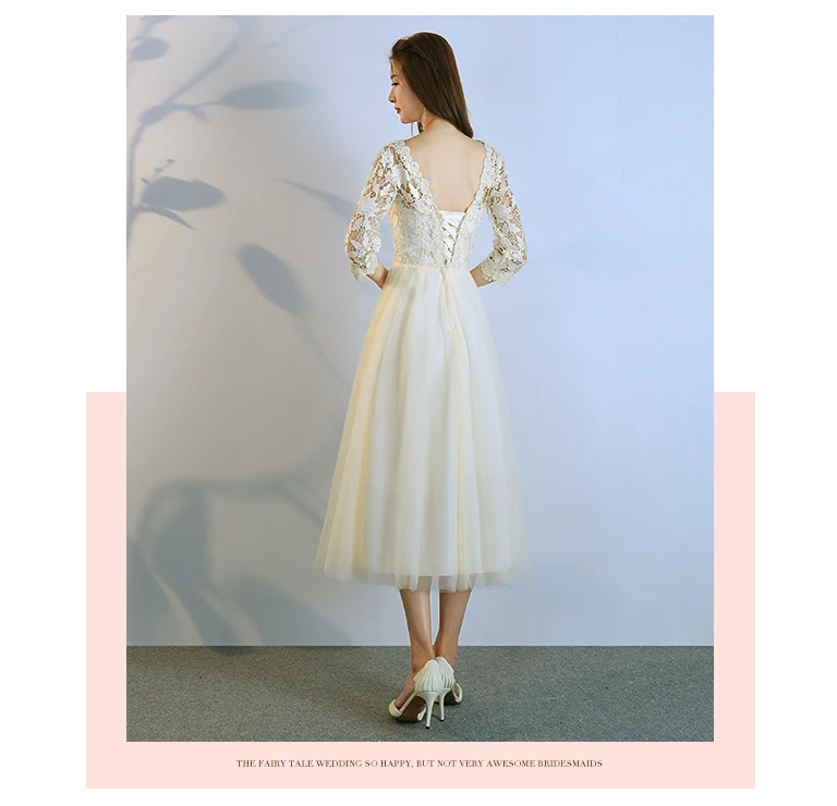 Красивые платья для выпускного вечера из тюля с короткими рукавами цвета