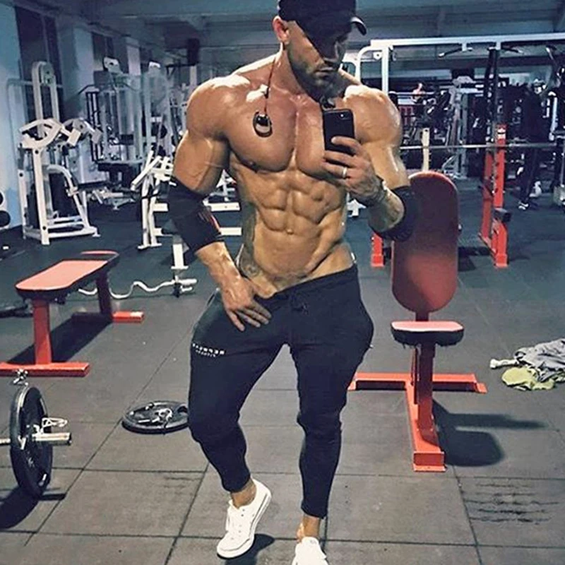 Топ спортивные штаны для мужчин пробежки Мужская спортивная одежда Спортивные