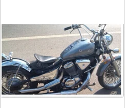 Кожаное весеннее сиденье для мотоцикла + крепление Yamaha VStar 400 650 1100 1300 Virago Xv 250 535 750