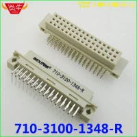 364 DIN41612 DIN разъем 710-3100-3264-S 2*32P 64PIN женские прямые шпильки Европейская розетка 9001-12641coola NEXTRON outpin
