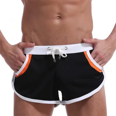 black orange Летние мужские шорты для бега быстросохнущие тренировочные быстросохнущие Фитнес Компрессионные спортивные шорты теннисная корзина мужские s спортивные шорты для бега - Цвет: black orange