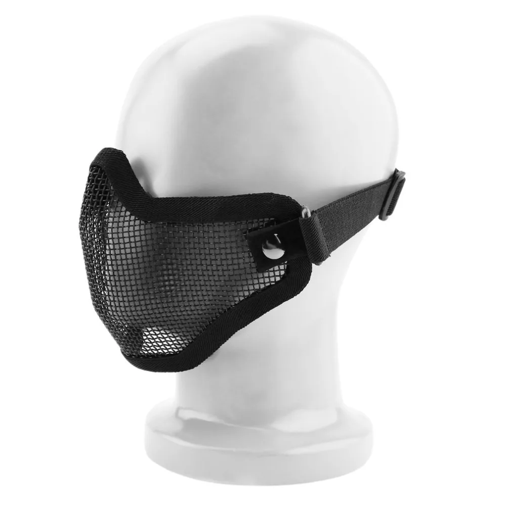 Полунижняя лицевая Металлическая стальная сетка нейлоновая крышка охотничья