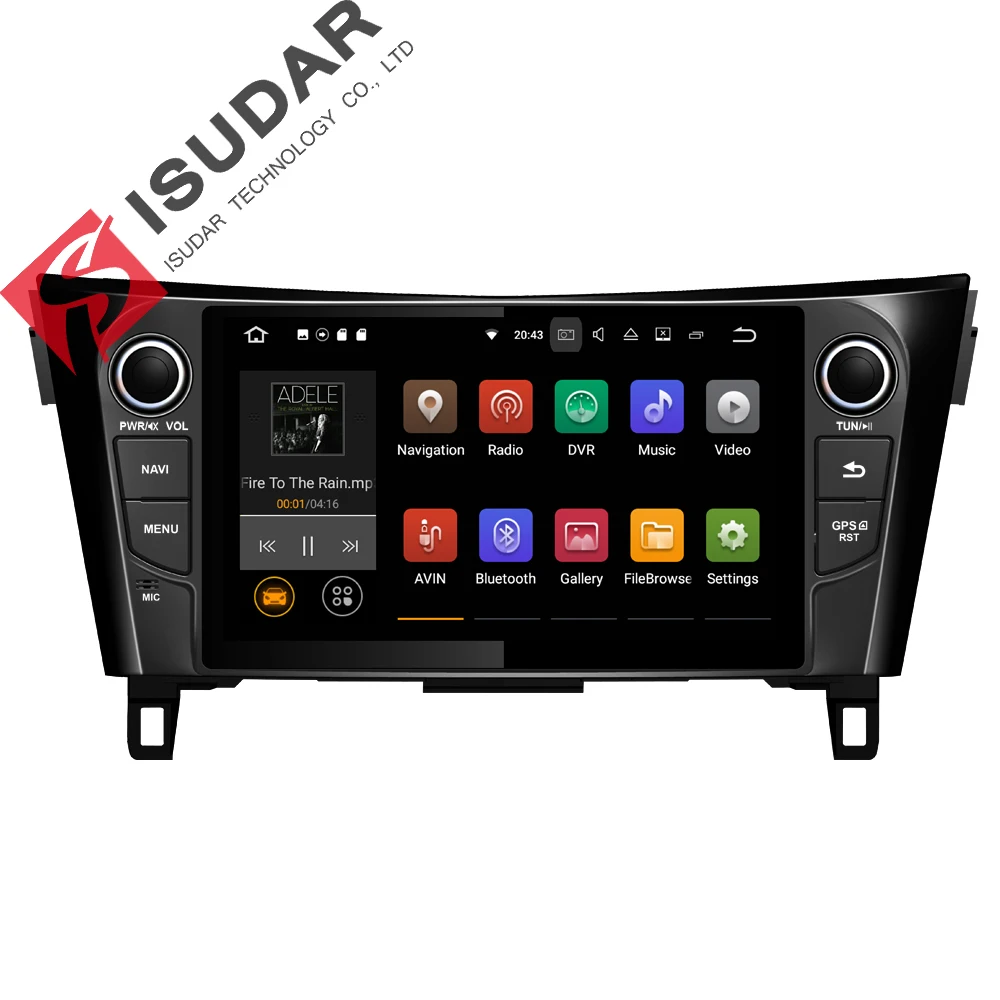 Android 7.1.1 автомаогнитола 2 Дин 9 дюймов для Nissan/Qashqai/X Trail 2014 2015 2016 2017 ГБ оперативной