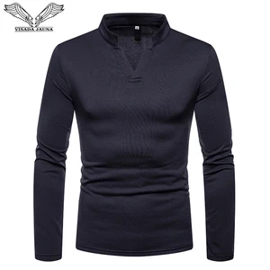 Мужская рубашка с длинным рукавом VISADA JAUNA, теплая Однотонная рубашка с бархатной подкладкой, большие размеры 2XL, N5077