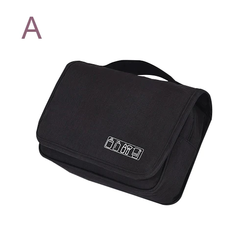 Black Bag Mihawk Для женщин, косметичка для путешествий, сумка в комплекте Для мужчин туалетные принадлежности для ванной Зарядное устройство гаджет Органайзер висячий держатель бюстгальтер обувь чехол костюм чехол питания - Цвет: Black Bag