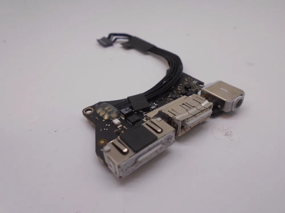 Для Macbook Air 11 A1370 Mid 2011 аудио разъем + USB DC плата лента 821 1340 A|ЖК-экран для ноутбуков| |