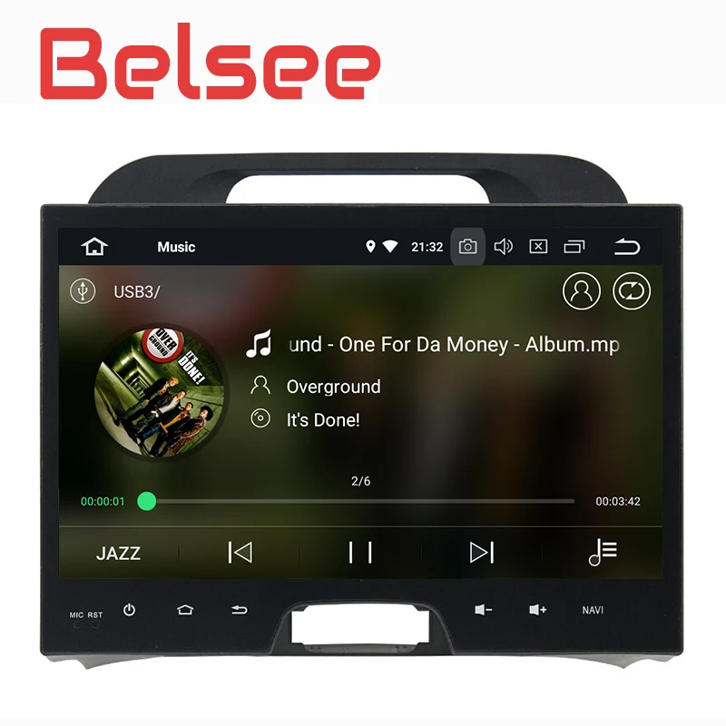 Автомагнитола Belsee для Kia Sportage стерео система на Android 8 Восьмиядерный процессор 4 Гб