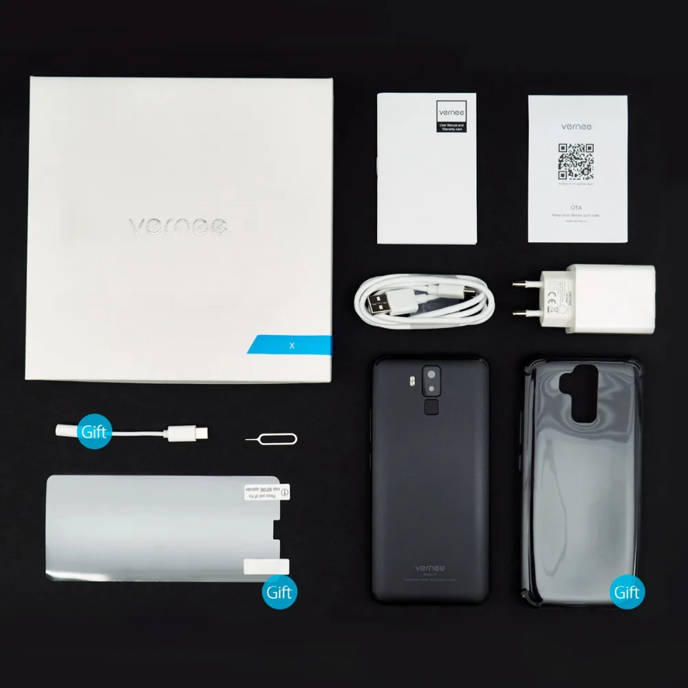 Vernee X 6 0 дюймов 6200 мАч 18:9 FHD Смартфон 4 г LTE сотовый телефон Face ID ГБ Оперативная