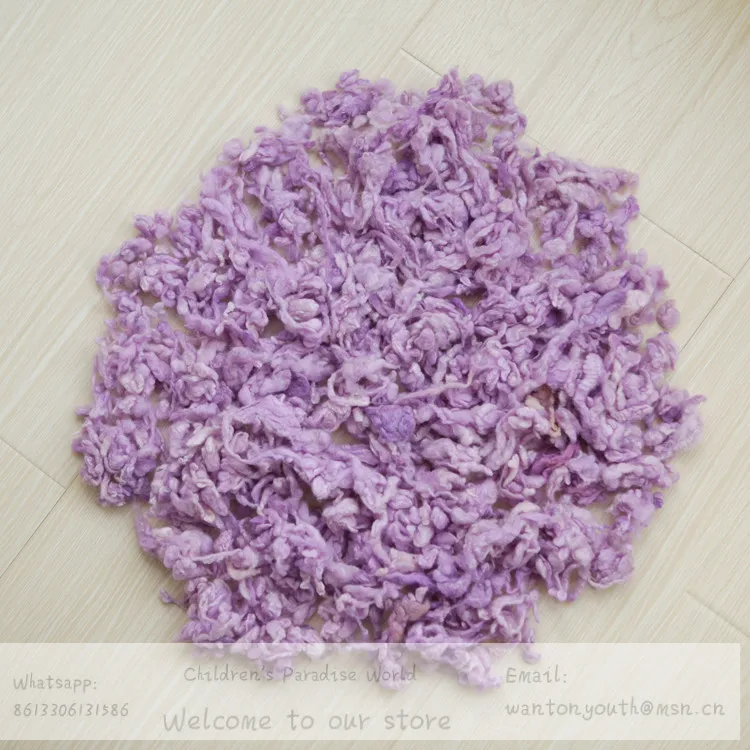 100% чистая шерсть наполнитель Подушка Одеяло Новорожденные реквизиты для фона