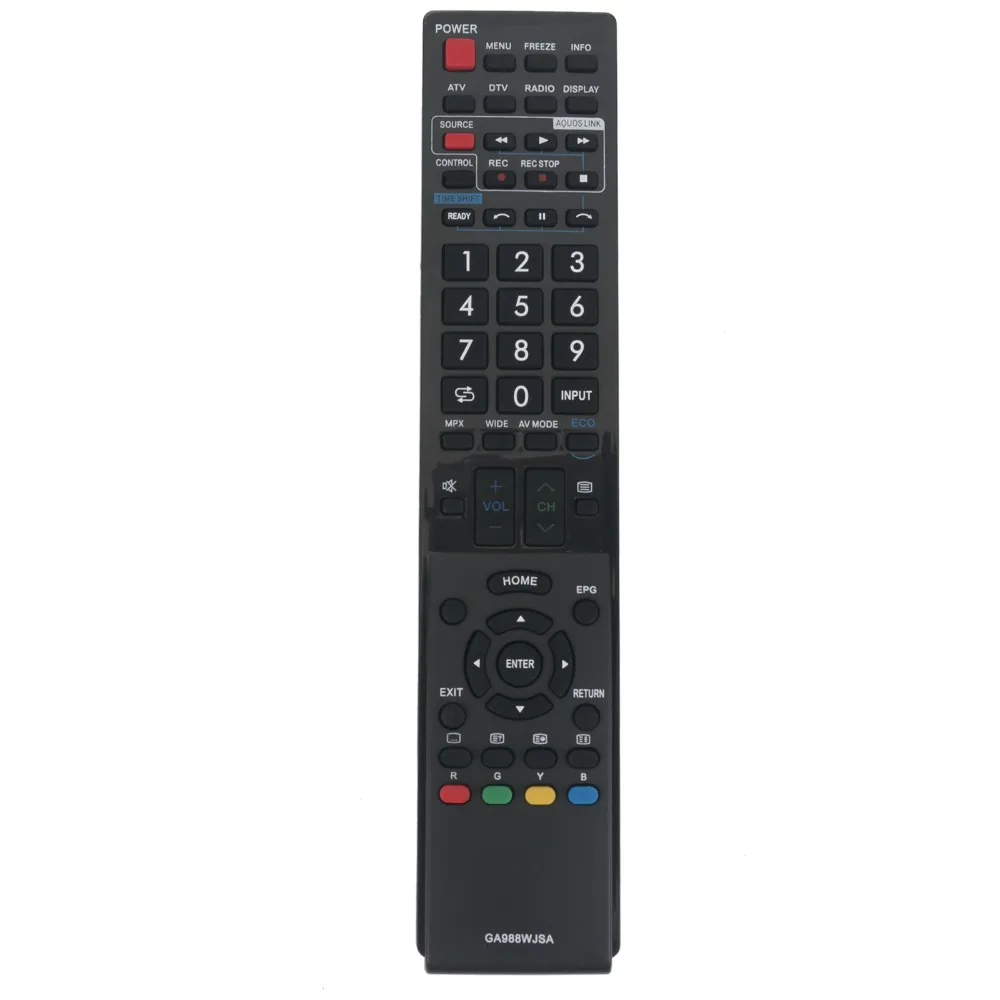 Новый GA988WJSA замененный пульт дистанционного управления подходит для Sharp Lc70Le735X