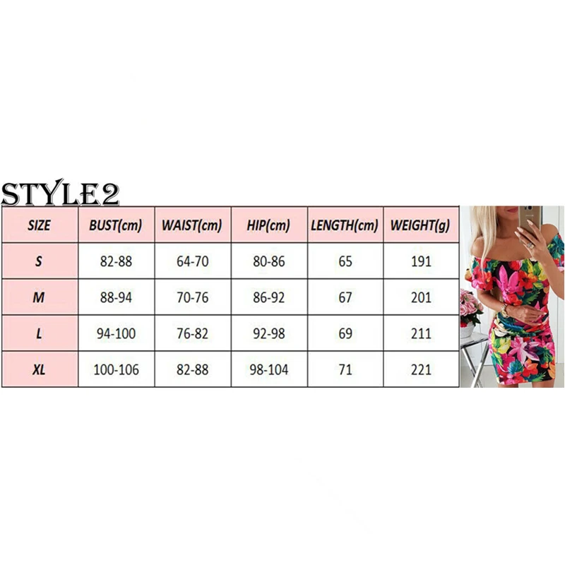 Летнее платье с оборками 2019 женские платья цветочным принтом сексуальная