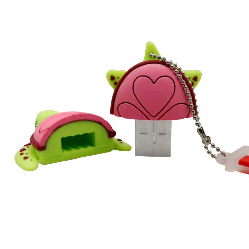 Черепаха Подлинная USB флэш накопитель мультфильм черепаха memory stick cool pen Drive 4 ГБ 8 16