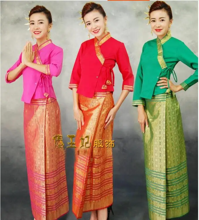 Тайская униформа для ресторана и отеля женская официанта в тайском стиле|uniform
