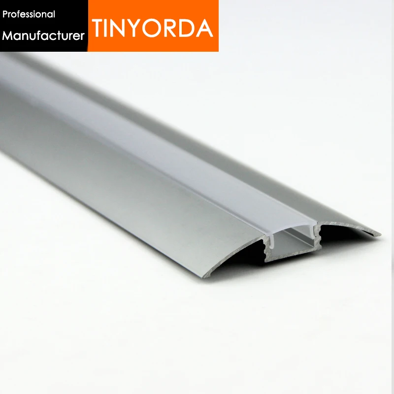 Tinyorda 100 шт. (длина 1 м) Светодиодные алюминиевые профили Светодиодная лампа для 12