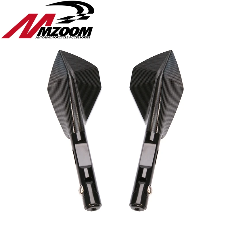 Free Shipping MZOOM - New Aluminum CNC motorcycle Short Rearview Side mirror For YAMAHA YZF R1 R6 | Автомобили и мотоциклы