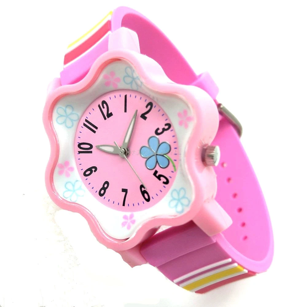 Детские часы wдоме для девочек брендовые Кварцевые водонепроницаемые легкие