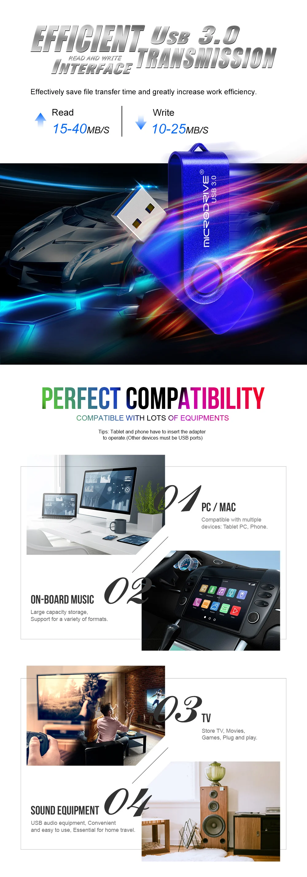 USB3.0 Flash Drive 128GB Pen drive 32GB 64GB 16GB 8GB Metal Key Ring Memory USB 3.0 Stick
