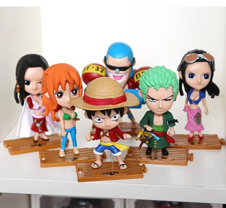 10 шт./компл. 2021 Бесплатная доставка японская аниме модель One Piece экшн Фигурки