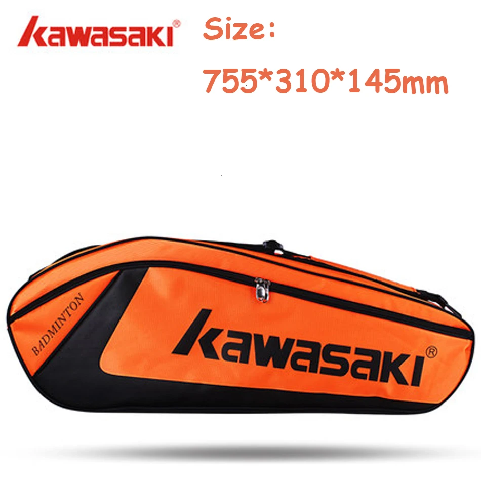 Kawasaki Бадминтон сумку на одно плечо мешок 1-3 Ракетки для бадминтона Теннис ракетки мешок Бадминтон ракетка сумка Для мужчин Бадминтон Training