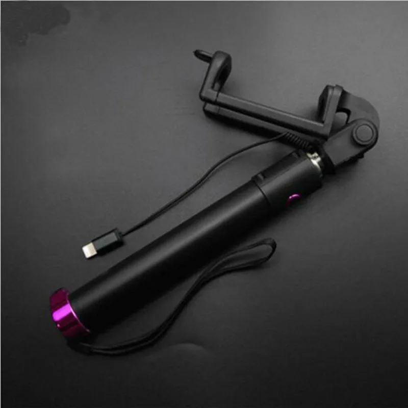 Проводная селфи-палка для телефона 7/7 Plus с автоспуском растягивающийся монопод