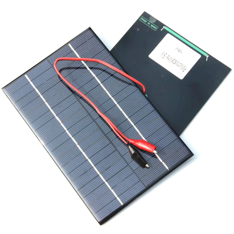 Лучшие предложения 4 2 W 18V солнечная батарея поликристаллическая панель +