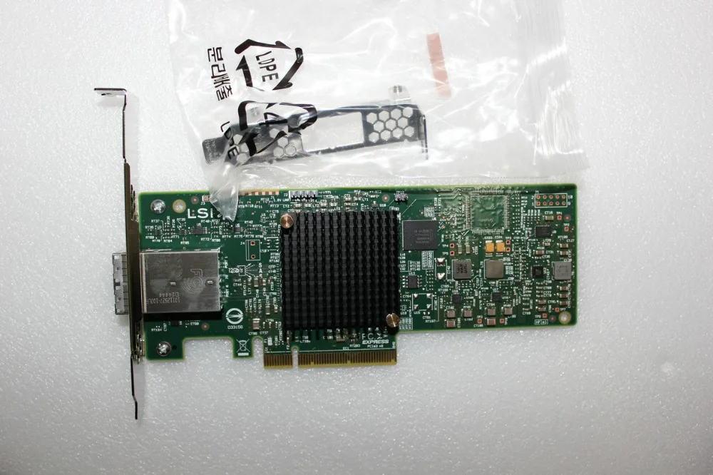 RaidStorage Avago LSI SAS 9300 8E LSI00343 8 портовый хост адаптер SFF8644 без кэша HBA PCI E3.0 x8 карта