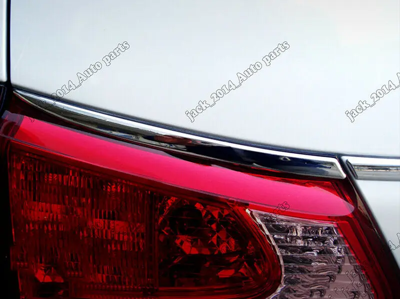 Silver Stainless Rear Trunk Tail light trim Strip Chrome For LEXUS iS 2006 Except 2dr
