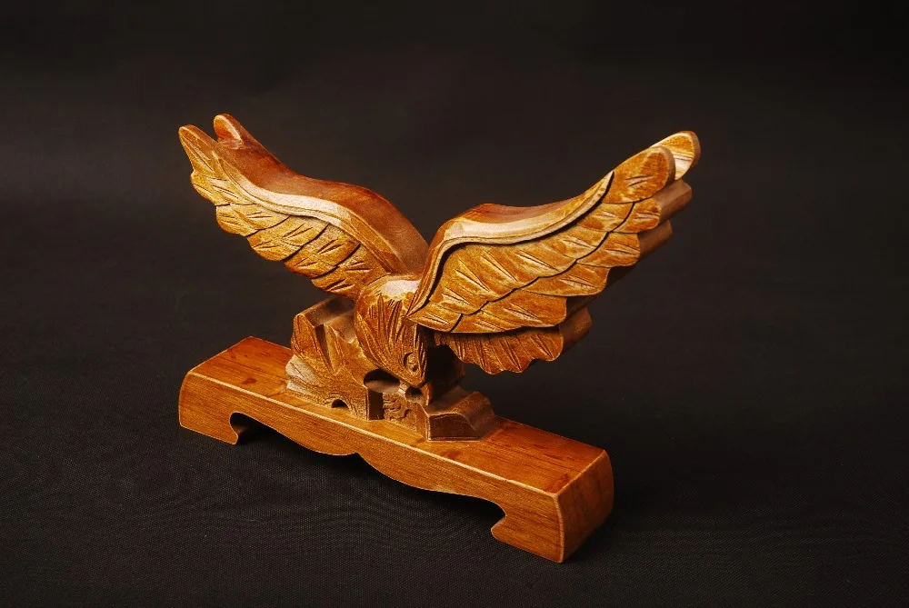 Специальный тонкий Hawk рисунок древесины держатель стойки Дисплей для японский