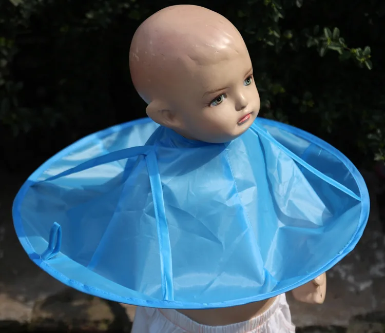 baby Hair Cutting Cape Haircut Gown Hairdresser Apron Blue Cloak Clothes Waterproof Barber for Salon Special Styling |