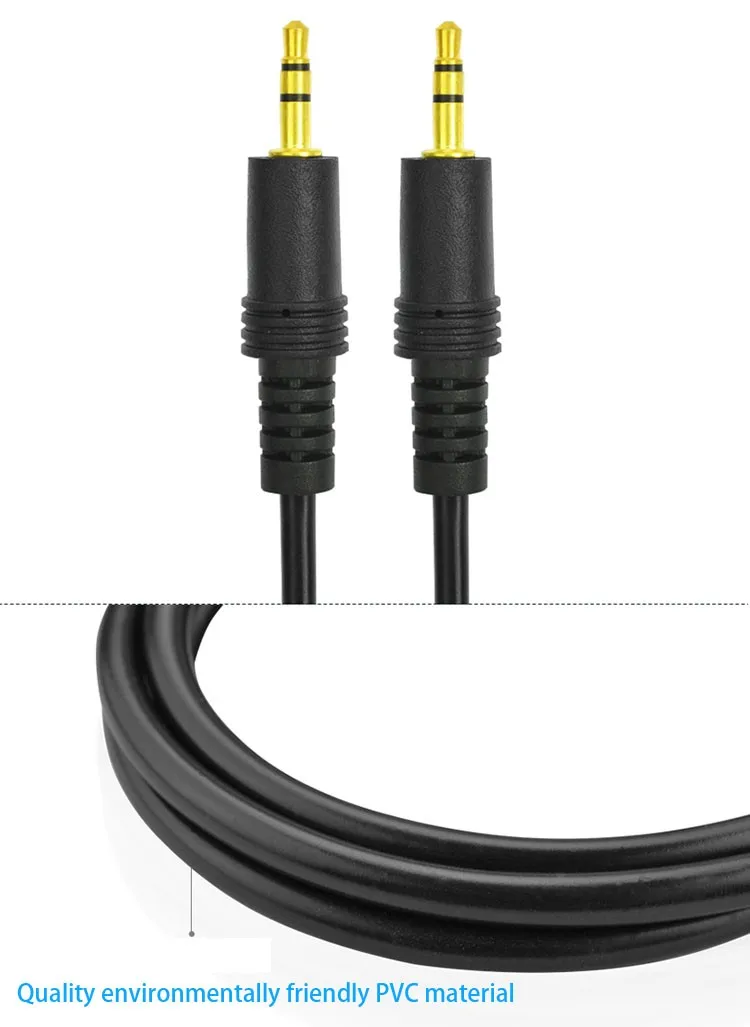 3.5mm Male to 1.5m/3m/5m/10m/15m/20m Stereo Audio Jack AUX Auxiliary Cable For Mobile phone for iPod MP3 Black Wholesale | Компьютеры и