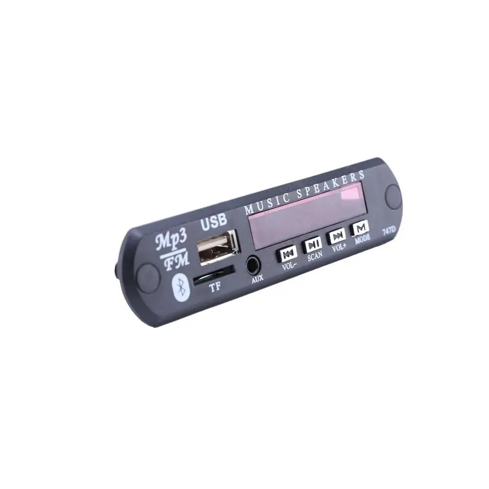 7 12 V Авто USB Bluetooth MP3 WMA FM AUX декодер доска аудио модуль поддержка TF SD