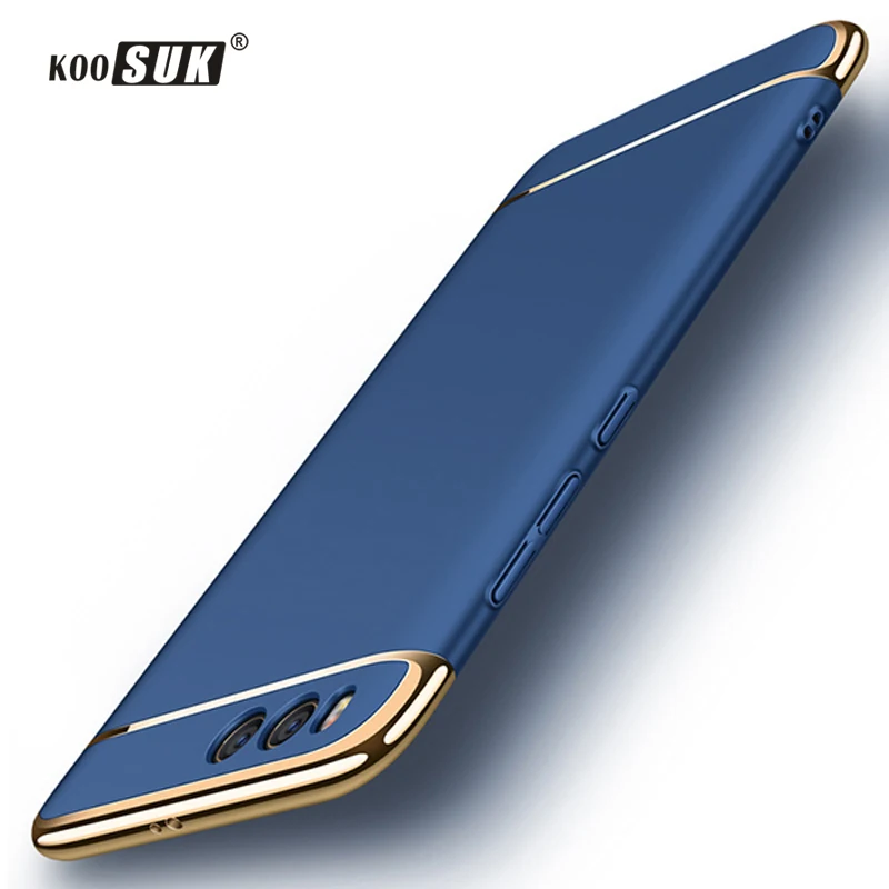 Чехол для телефона Xiaomi Mi 6 mi6 Plus цветов 3 в 1 ультратонкая матовая жесткая задняя