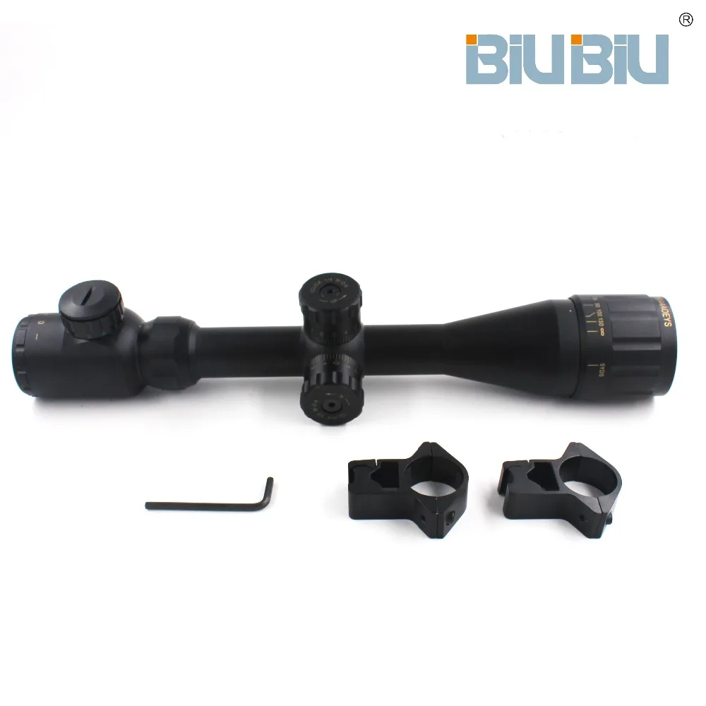 BIUBIU 4-16X44 Тактический прицел Оптический Снайпер олень охотничьи прицелы Airgun