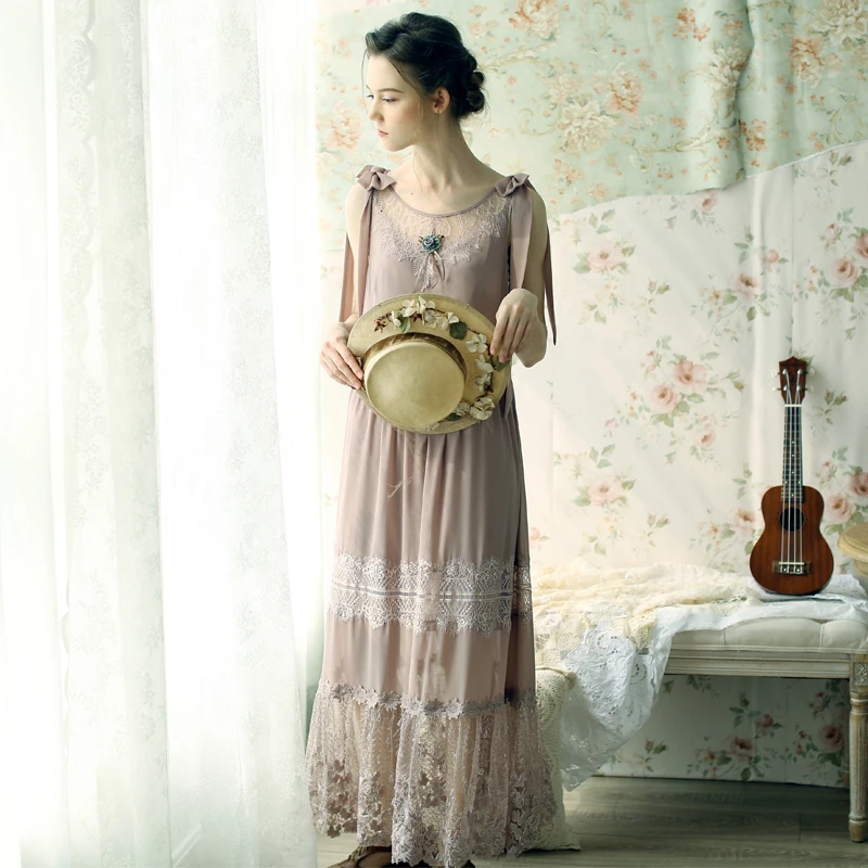 Женское платье без рукавов LYNETTE'S в китайском стиле оригинальный дизайн