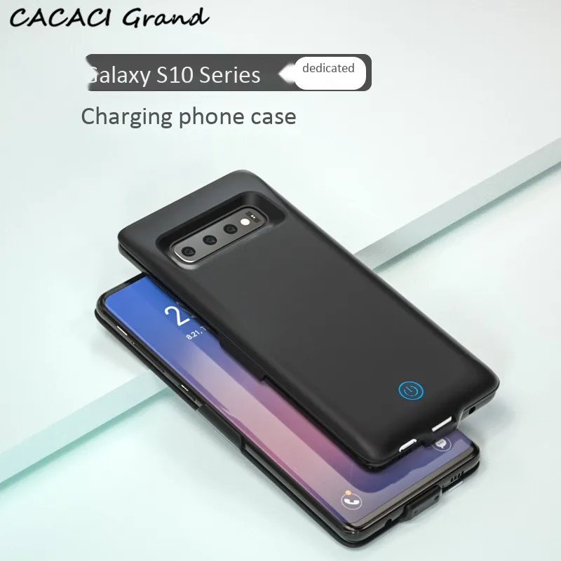 Новинка 7000 мАч чехол для зарядного устройства для samsung Galaxy S10 S10e портативное беспроводное зарядное устройство для Galaxy S10 plus