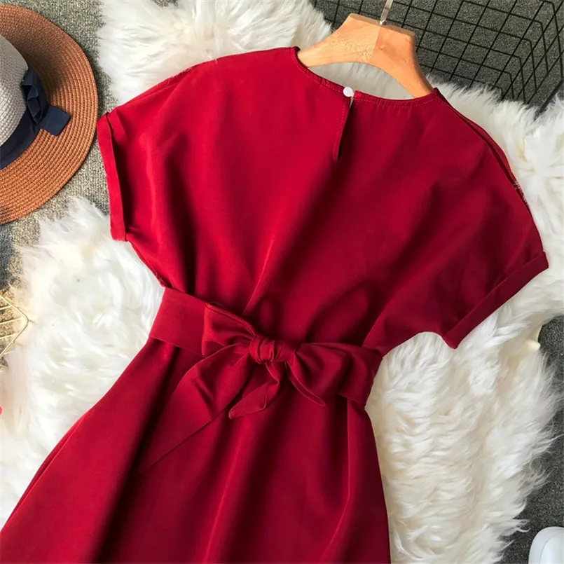 

Fashion Navy Solid 2019 Summer Bandage Midi Long Dress Party Women Casual Vestido De Festa Elegant Dresses Tie A-Line Vestidos